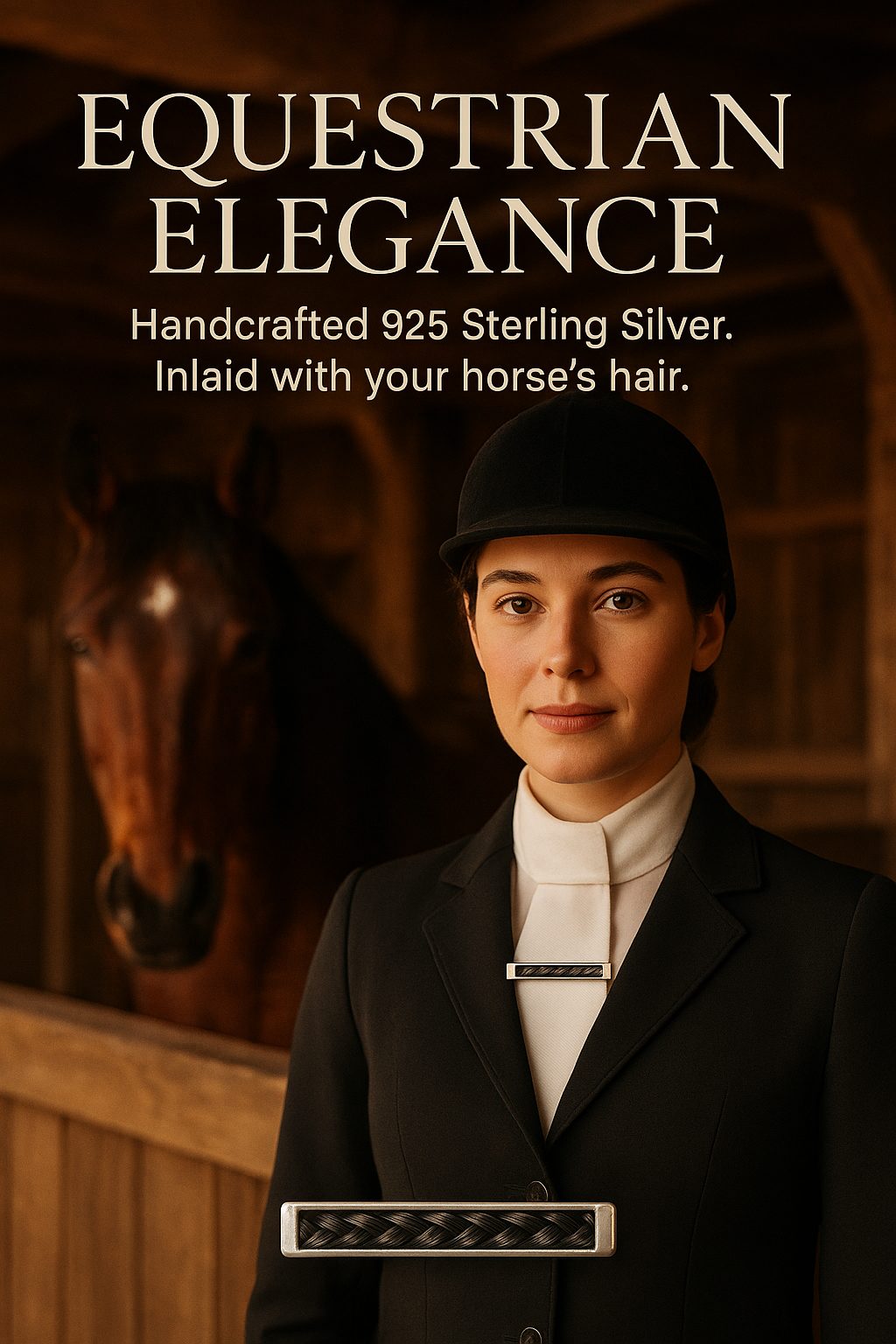 Bar Horsehair Stockpin