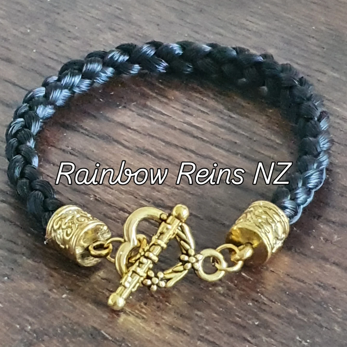 Antique Gold Horsehair Bracelet