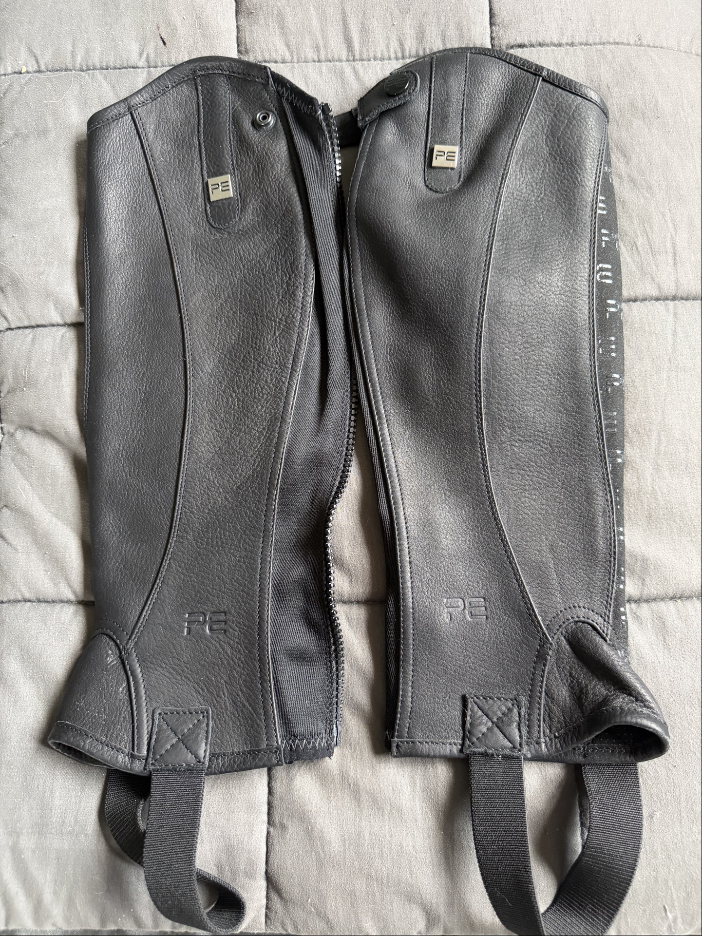 Premiere Equine ActionLeather Chaps - Black