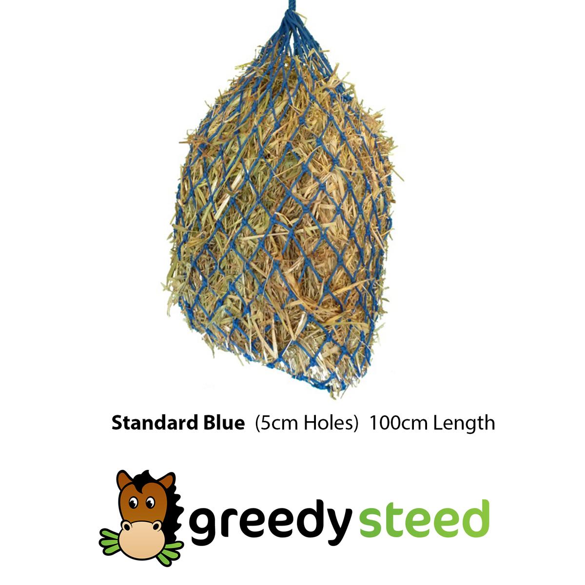 Standard Half Bale Hay Net - Greedy Steed -  1m length, 5cm holes