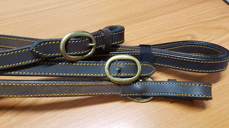 Barcoo Reins with Brass Buckles - Brown - Ex Shop Sample