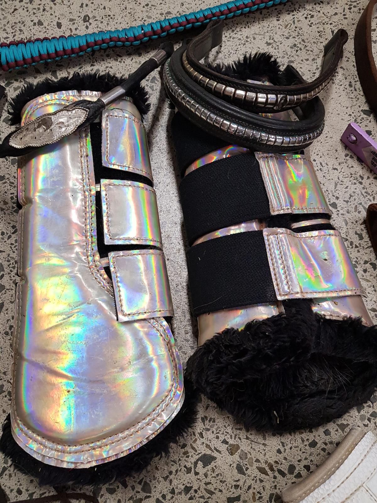 Re-Ride (Used) Hologram boots - Full Size Pair