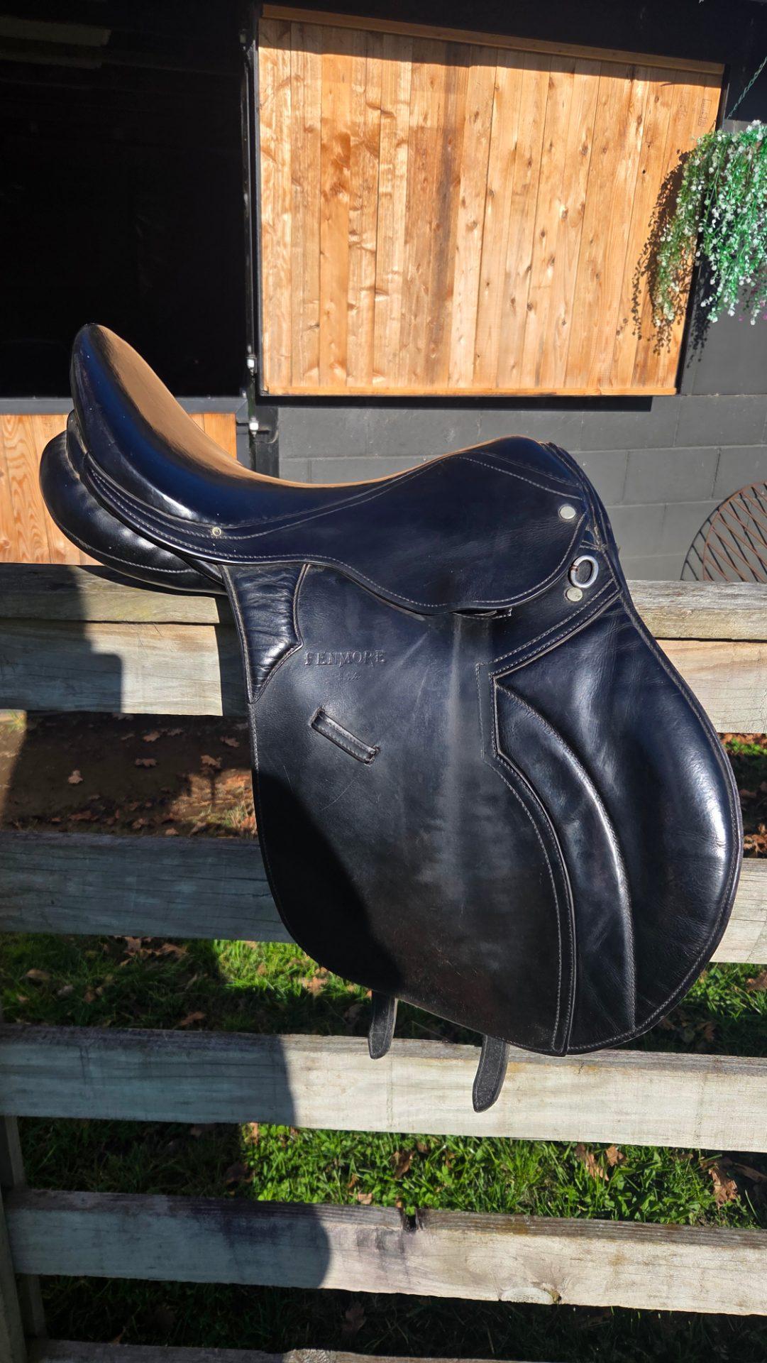 Fenmore black 16.5 inch GP saddle