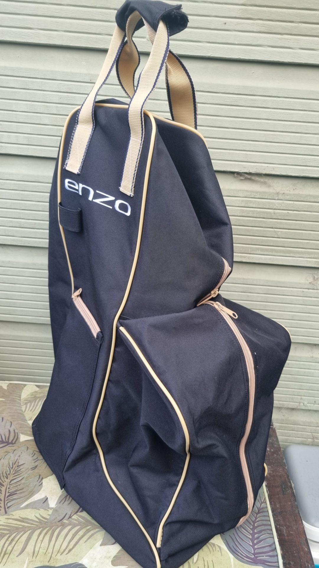 Enzo Boot Bag with Cap and Whip Carrier