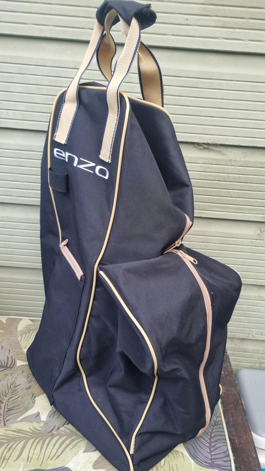 Enzo Boot Bag with Cap and Whip Carrier