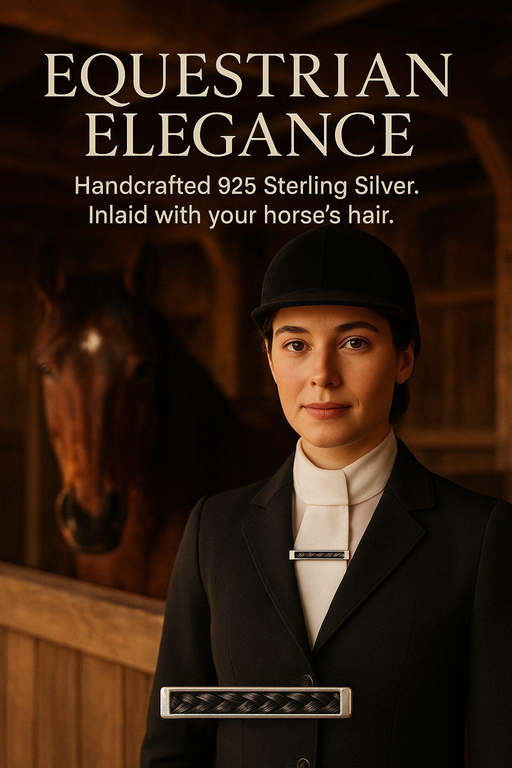 Bar Horsehair Stockpin