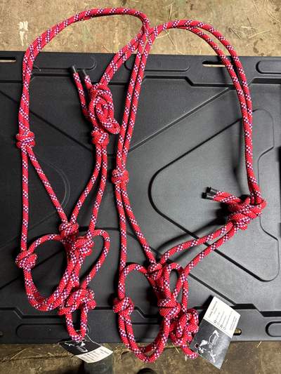 2 Cob Rope Halters - New