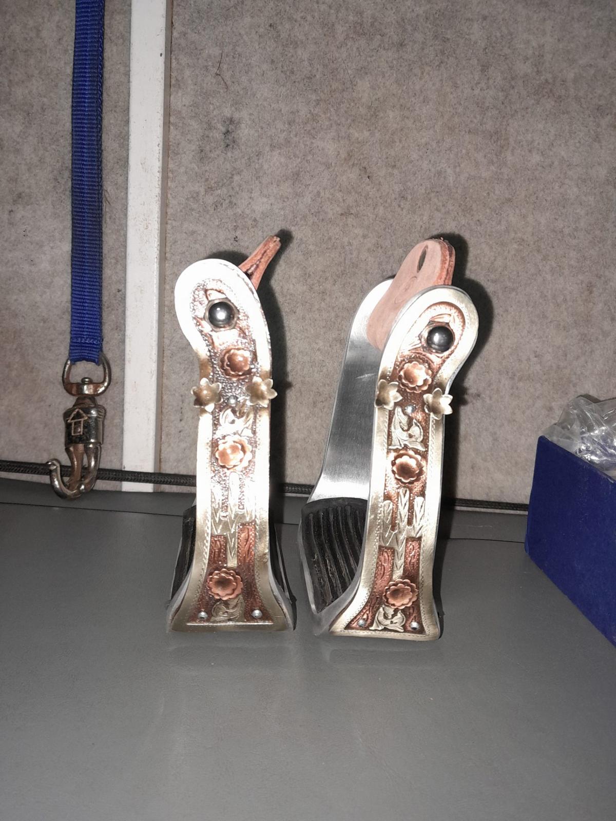Decorative Western Aluminium Stirrups