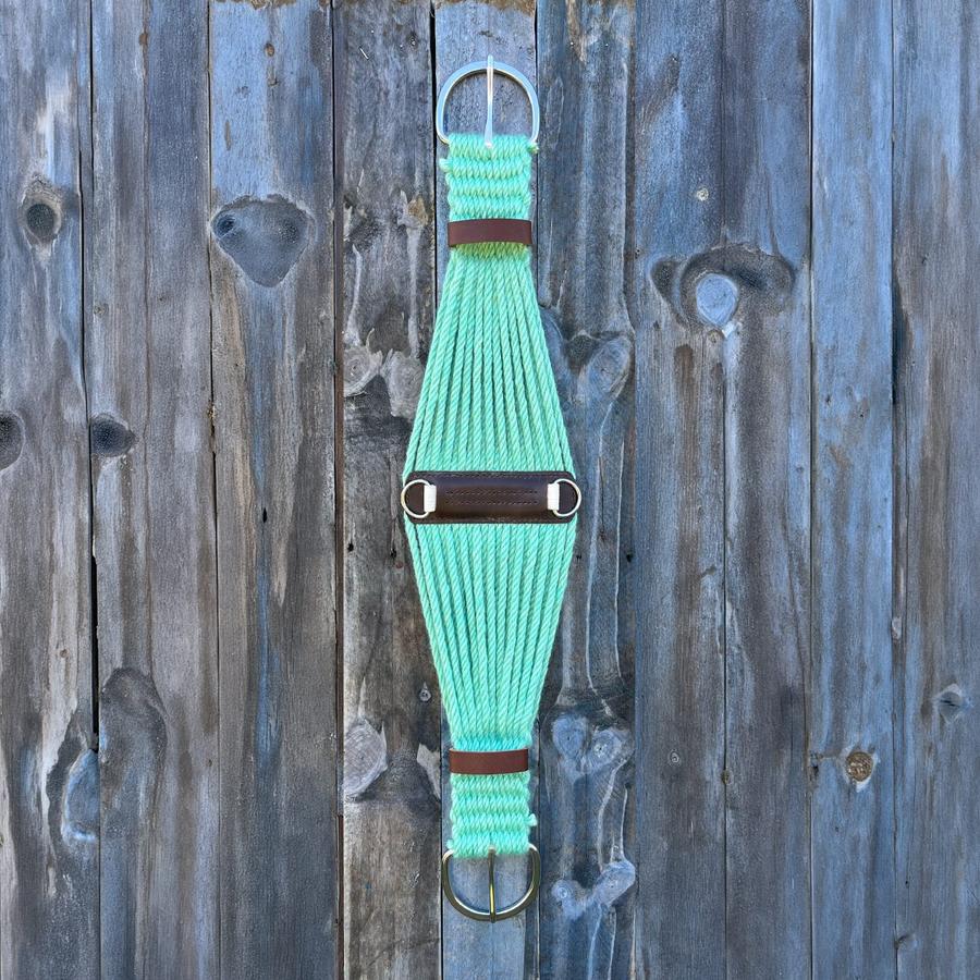100% Mohair Roper Cinch - 32.5" / 83 cm – Summer Mint – made in New Zealand