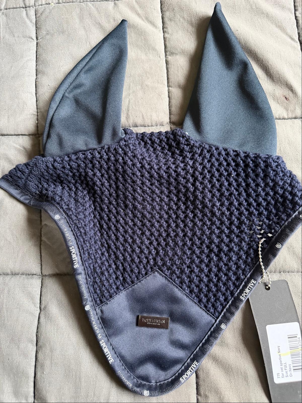 Equestrian Stockholm Sportive Navy Ear Net