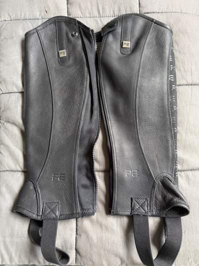 Premiere Equine ActionLeather Chaps - Black