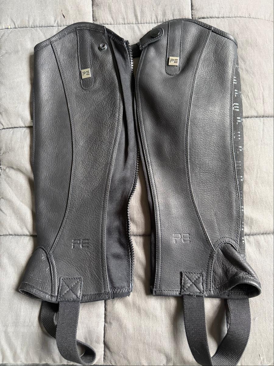 Premiere Equine ActionLeather Chaps - Black